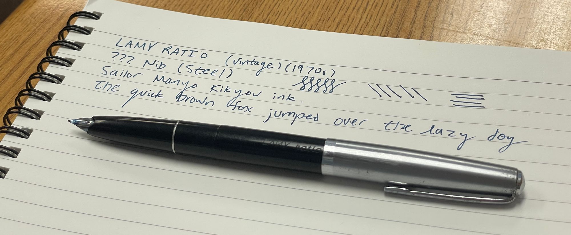 Review The Lamy Ratio Vintage Fountain Pen