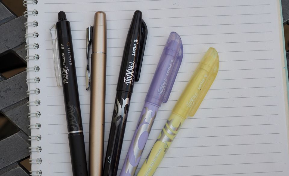 Guide: Pilot FriXion Erasable Pens